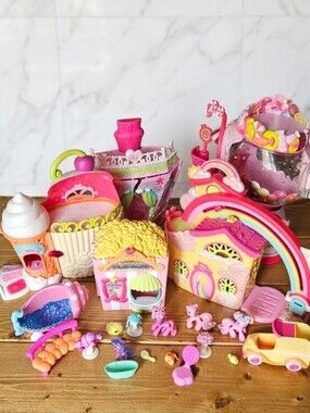 Vintage My Little Pony G3 Playset & Figure Lot (2006–2008) - AS IS